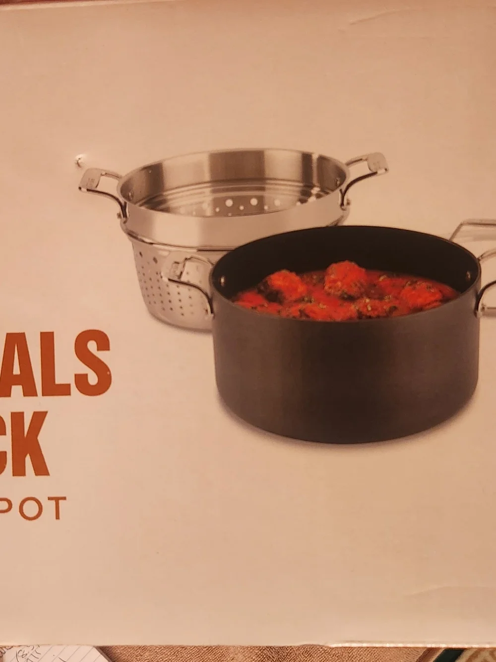 All-Clad Essentials Nonstick 7 Qt. Multi-Pot in Orange